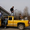 the band on the truck